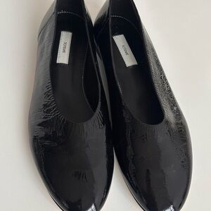 Toteme Glossy Black Women's Flats